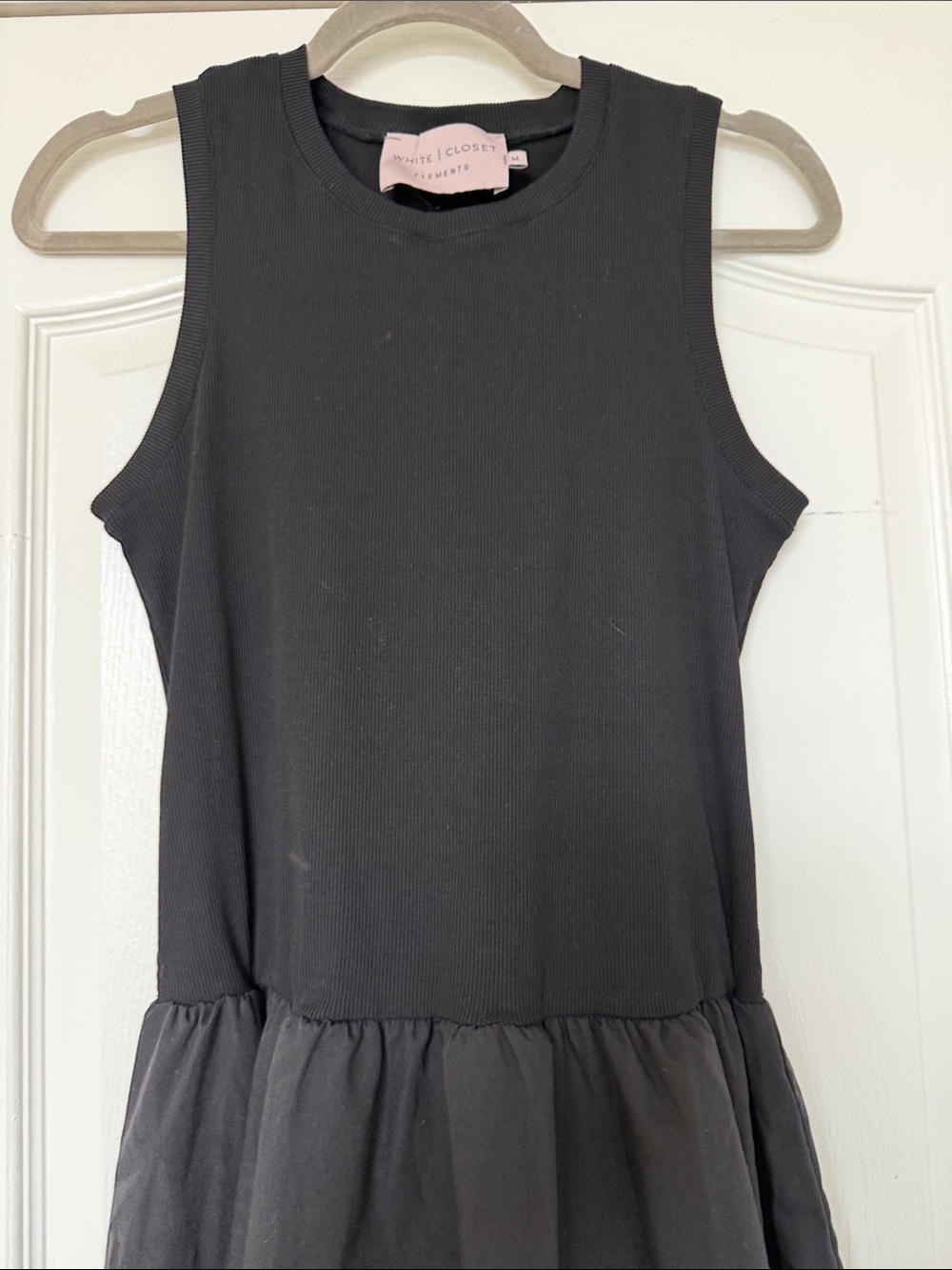 White Closet Sleeveless Black Maxi Dress - Picture 5 of 6